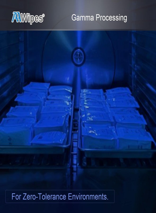 AAWipes Cleanroom Wipes Sterile Lint Free Cloths 9"x9" 140GSM CP140GM - Image 4